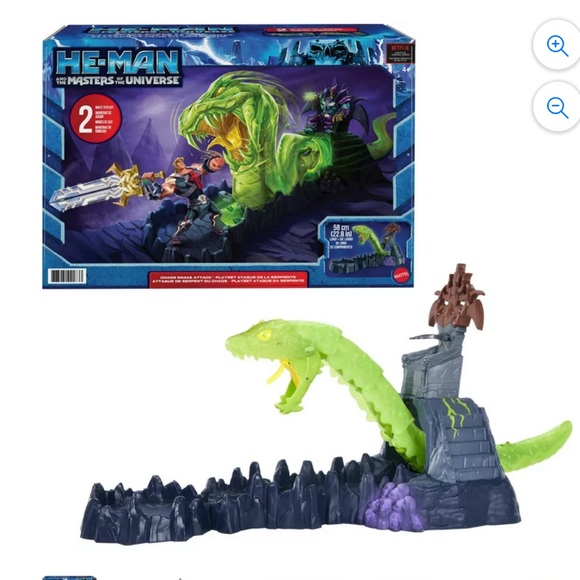 Masters of the Universe He-Man and Masters of the Universe Snake Attack Fortress - Picture 9 of 9